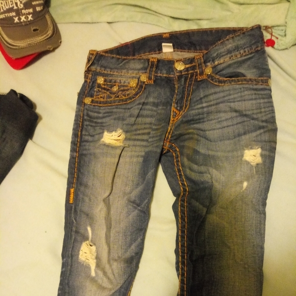 True religion jeans/jean jacket